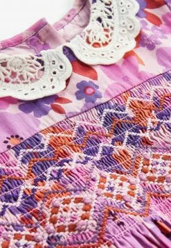 Next OVERSIZED COLLAR DRESS - Freizeitkleid - Pink Ditsy | Kinder -Next Großes Kaufhaus 88ae50ce4f0c4dfb9eaea63ea456bfbc