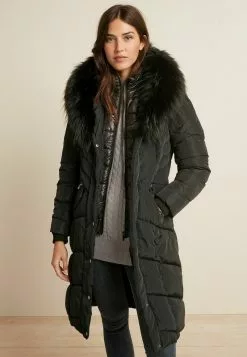Next Damen MIT KUNSTFELLBESATZ - Wintermantel - Black -Next Großes Kaufhaus 88e90107c33045b7b14e350c535edf0a