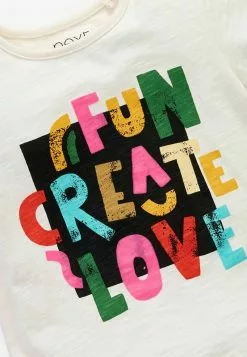 Next Kinder SLOGAN - T-Shirt Print - White -Next Großes Kaufhaus 896b32a008f746b9be7cc61194f23743