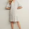 Next Damen KAFTAN - Freizeitkleid - Sage Green Gingham
