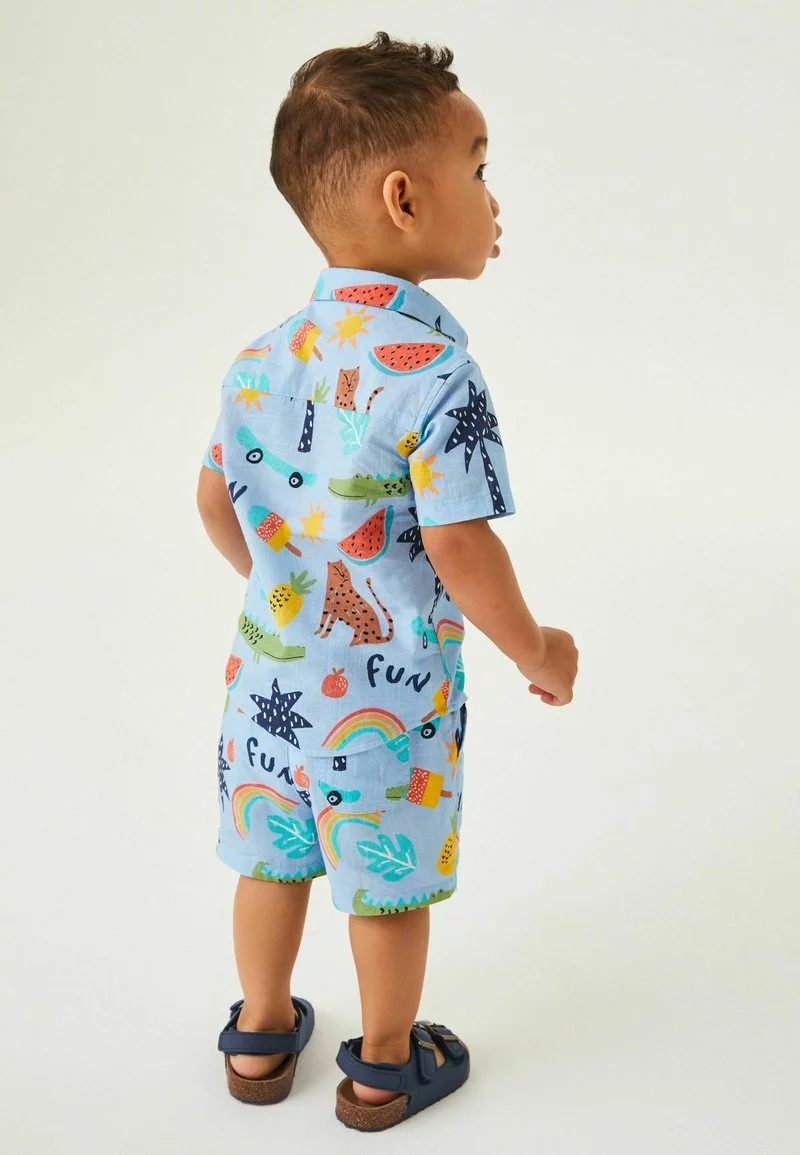 Next Kinder SET (3MTHS-7YRS) - Jogginghose - Blue Fun Print 2 Next Kinder SET (3MTHS-7YRS) - Jogginghose - Blue Fun Print – Bild 2