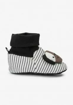 Next Kinder Krabbelschuh - Black / White