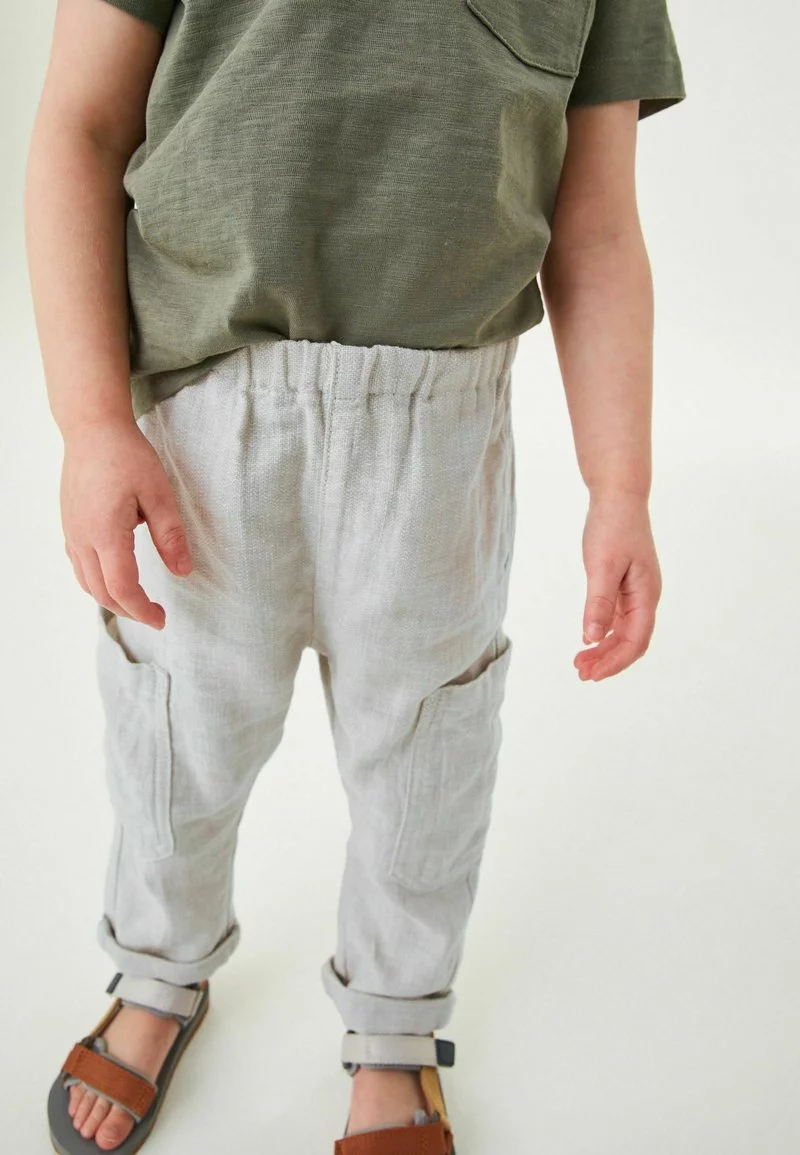 Next Kinder SIDE POCKET - Jogginghose - Stone 1 Next Kinder SIDE POCKET - Jogginghose - Stone