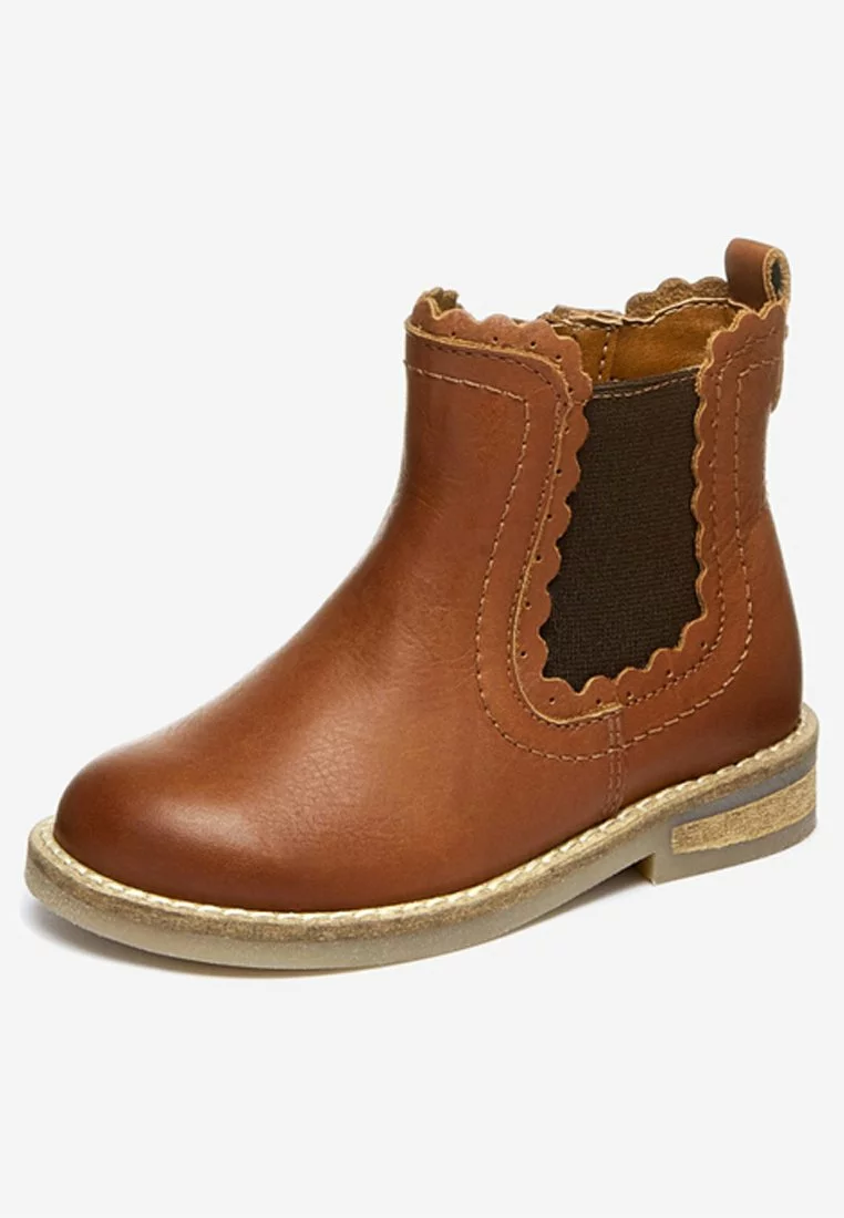 Next Kinder CHELSEA SCALLOP - Stiefelette - Brown 3 Next Kinder CHELSEA SCALLOP - Stiefelette - Brown – Bild 3