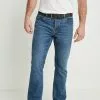 Next BELTED WITH STRETCH - Jeans Straight Leg - Blue-black Denim | Herren