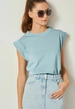 Next Damen WASHED - T-Shirt Basic - Blue -Next Großes Kaufhaus 8bac597b2297415892a9f330d340d93a