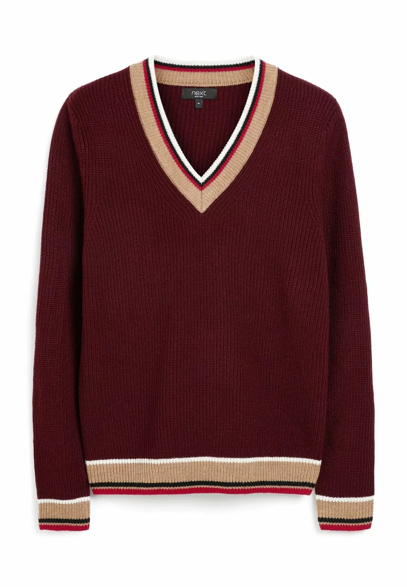 Next Herren Strickpullover - Red 5 Next Herren Strickpullover - Red – Bild 5