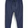 Next Kinder CHECK - Stoffhose - Navy Blue