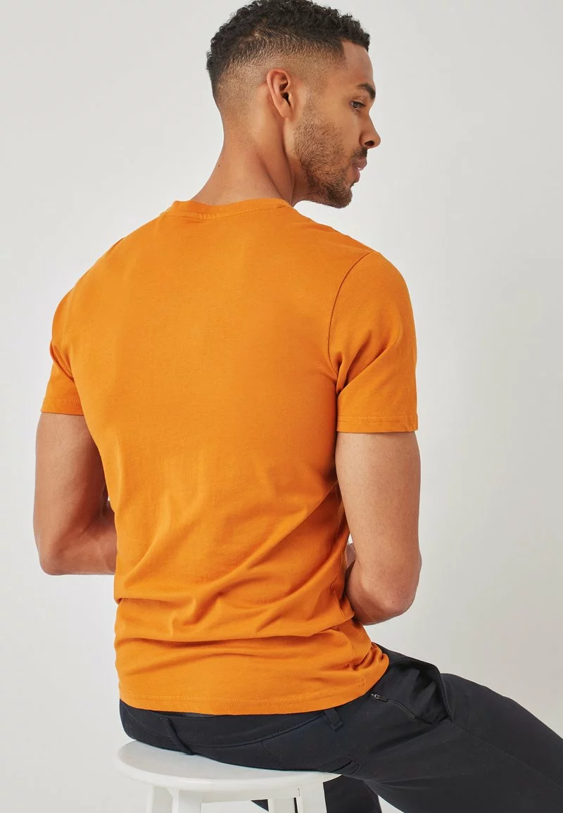 Next Herren T-Shirt Basic - Orange 3 Next Herren T-Shirt Basic - Orange – Bild 3