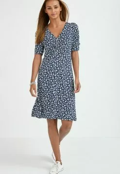 Next Damen SHORT SLEEVE TEA - Freizeitkleid - Blue 6 Next Damen SHORT SLEEVE TEA - Freizeitkleid - Blue -Next Großes Kaufhaus 8d6c17e8135147d082fae188327528b2