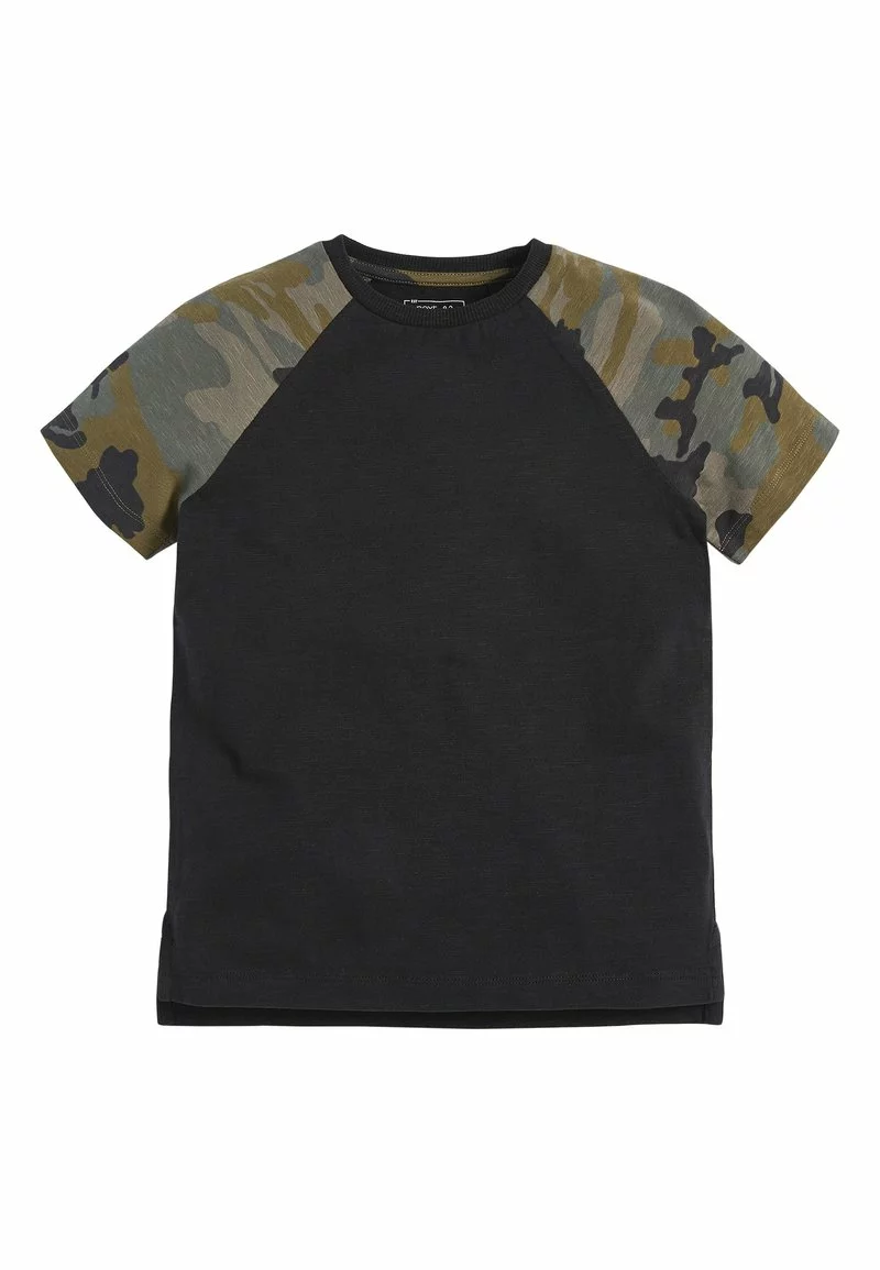 Next Kinder CAMOUFLAGE 3 PACK CAMO SHORT SLEEVE RAGLAN T-SHIRTS (3-16YRS) - T-Shirt Print - Black 2 Next Kinder CAMOUFLAGE 3 PACK CAMO SHORT SLEEVE RAGLAN T-SHIRTS (3-16YRS) - T-Shirt Print - Black – Bild 2
