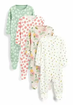Next Kinder Strampler - Pink/green Floral Baby