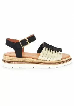 Next Damen FOREVER COMFORT TWIST - Plateausandalette - Black Gold