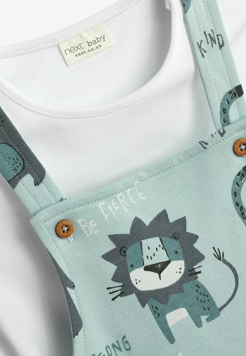 Next Kinder SET - Latzhose - Blue Animal 4 Next Kinder SET - Latzhose - Blue Animal – Bild 4