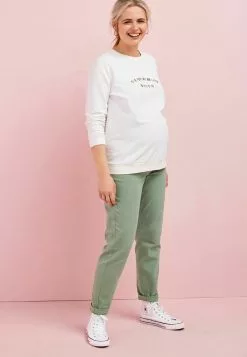 Next Damen Jeans Slim Fit - Khaki Green