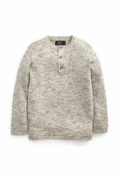 Next HENLEY - Strickpullover - Grey | Kinder