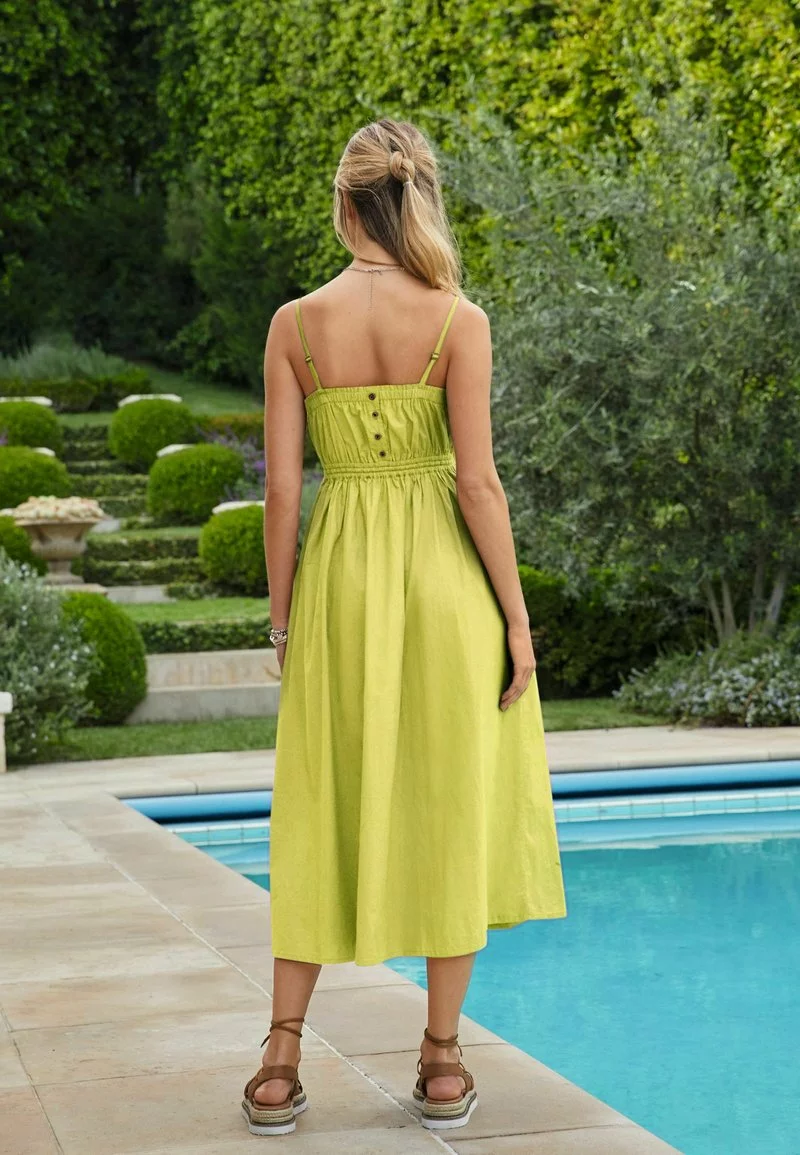 Next Damen STRAPLESS - Freizeitkleid - Lime Green 3 Next Damen STRAPLESS - Freizeitkleid - Lime Green – Bild 3