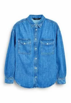 Next Damen GATHERED SHOULDER DETAIL - Hemdbluse - Dark Blue -Next Großes Kaufhaus 913bb86f4d7243468b393467e364b551