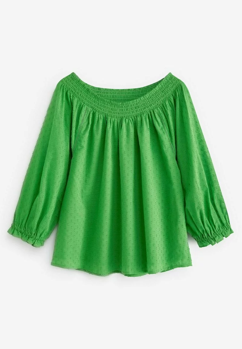 Next Damen TEXTURED - Bluse - Green 5 Next Damen TEXTURED - Bluse - Green – Bild 5