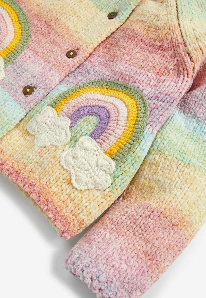 Next Kinder CHENILLE - Strickjacke - Pink 5 Next Kinder CHENILLE - Strickjacke - Pink – Bild 5