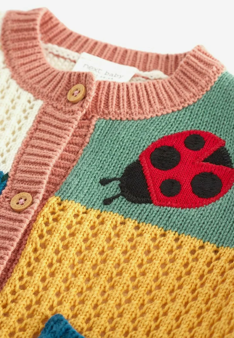 Next Kinder Strickjacke - Pink 3 Next Kinder Strickjacke - Pink – Bild 3