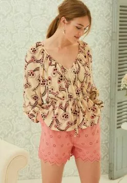 Next Damen CELIA BIRTWELL - Bluse - Celia Birtwell Cream Pink Print