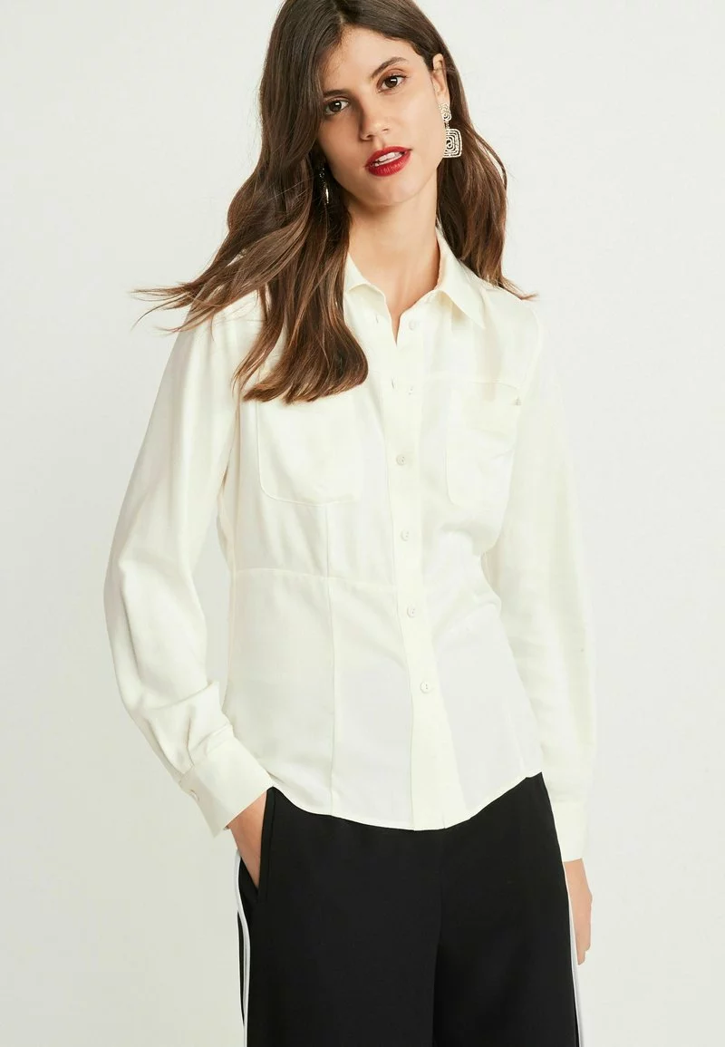 Next Damen SLIM - Hemdbluse - Cream 1 Next Damen SLIM - Hemdbluse - Cream