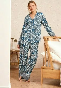 Next Damen SET - Nachtwäsche Set - Blue Floral