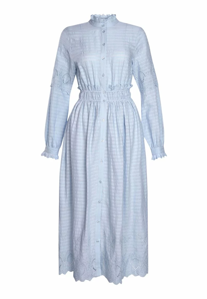 Next Damen LONG SLEEVE - Blusenkleid - Light Blue 1 Next Damen LONG SLEEVE - Blusenkleid - Light Blue