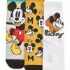 Next 3 PACK - Socken - Grey Yellow Mickey Mouse | Kinder