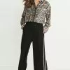 Next Damen LONG SLEEVE UTILITY - Hemdbluse - Black Geo Print