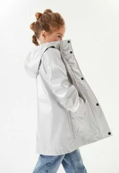Next Regenjacke / Wasserabweisende Jacke - Silver Coloured | Kinder