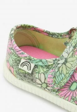 Next MARY JANE - Riemchenballerina - Green Floral Ruffle | Kinder -Next Großes Kaufhaus 976c56e011e84ca9b9d5243d50736147