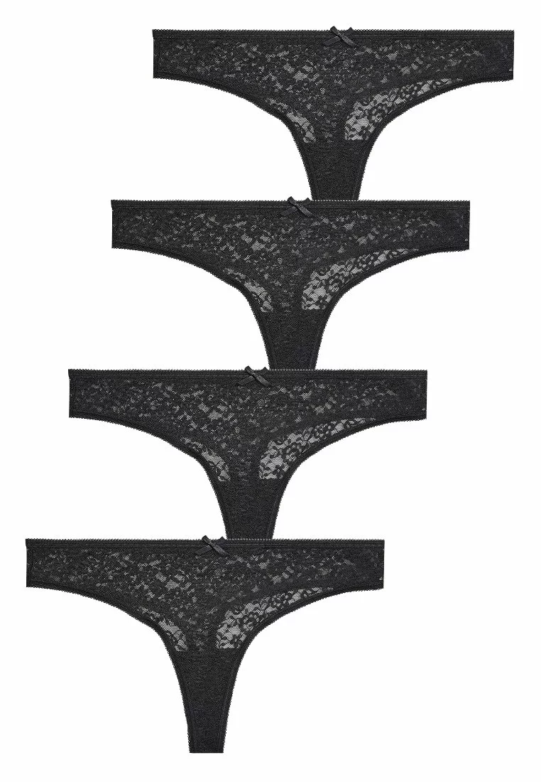 Next Damen String - Black 3 Next Damen String - Black – Bild 3