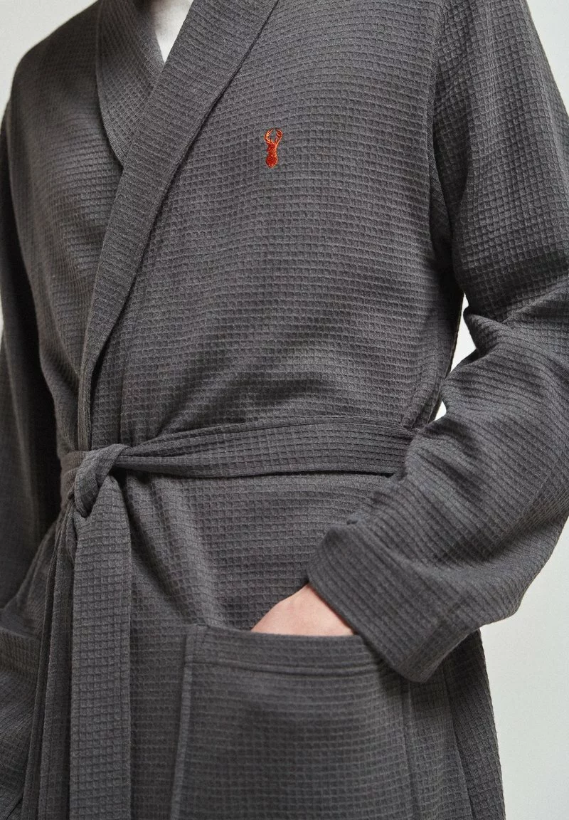 Next Herren Bademantel - Mottled Grey 3 Next Herren Bademantel - Mottled Grey – Bild 3