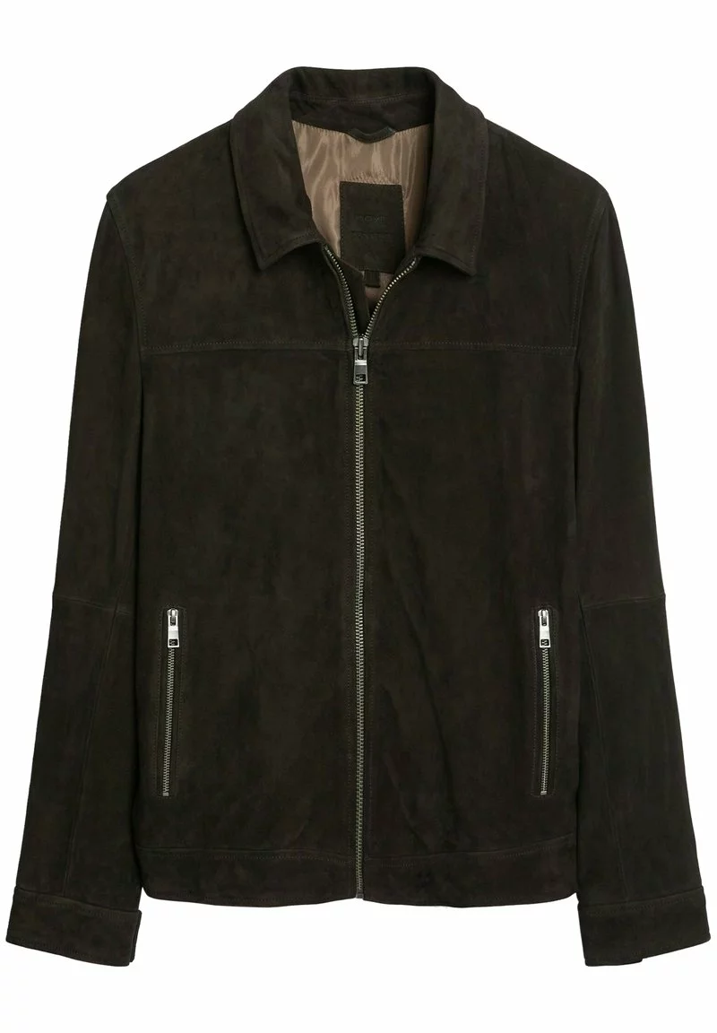 Next Herren Lederjacke - Brown 6 Next Herren Lederjacke - Brown – Bild 6