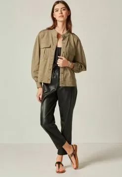 Next Damen SLUB UTILITY - Leichte Jacke - Khaki Green