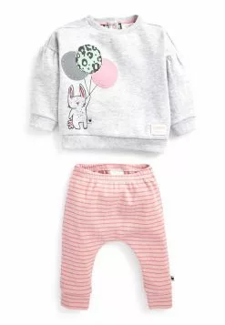 Next Kinder BUNNY BALLOON - Sweatshirt - Pink Grey