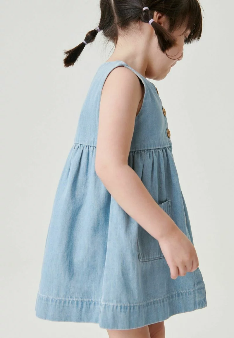 Next Kinder SLEEVELESS - Freizeitkleid - Blue Denim 2 Next Kinder SLEEVELESS - Freizeitkleid - Blue Denim – Bild 2