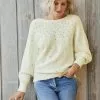 Next Damen SAVANNAH MILLER GEM - Fleecepullover - Off-white