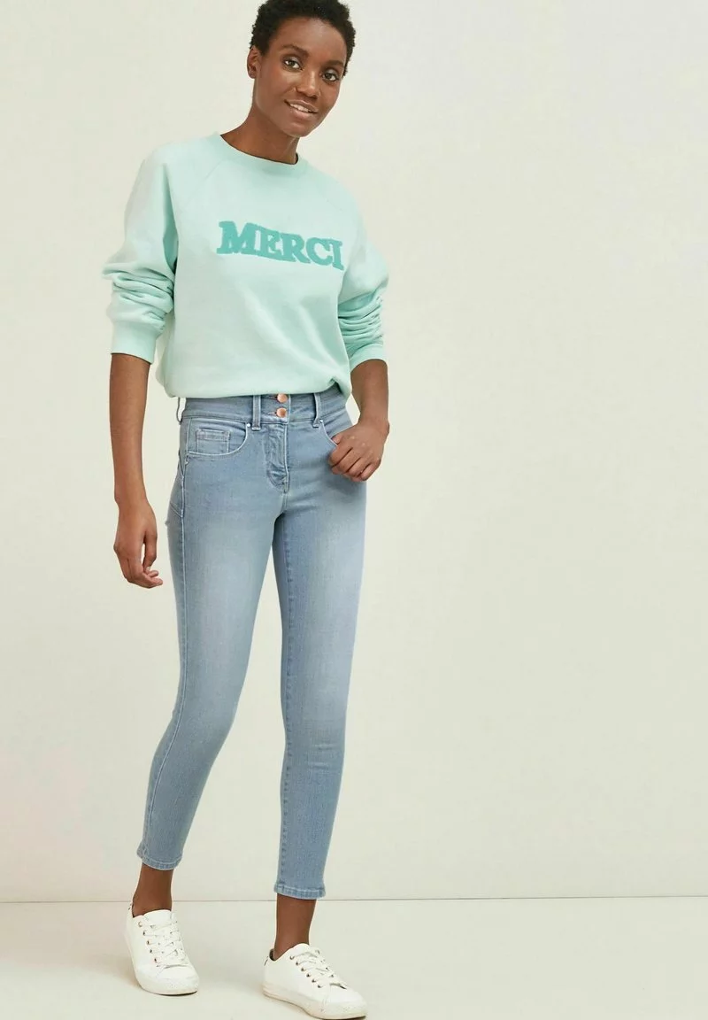 Next LIFT, SLIM AND SHAPE, CROPPED SKINNY JEANS - Jeans Skinny Fit - Light Blue Denim | Damen 2 Next LIFT, SLIM AND SHAPE, CROPPED SKINNY JEANS - Jeans Skinny Fit - Light Blue Denim | Damen – Bild 2