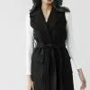 Next Damen SLEEVELESS BELTED - Weste - Black