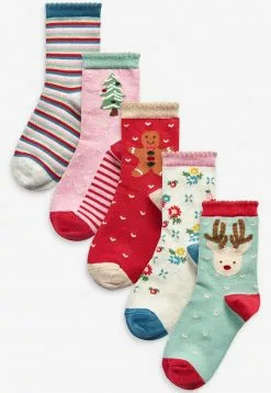 Next Kinder CHRISTMAS - Socken - Blue, White, Light Red