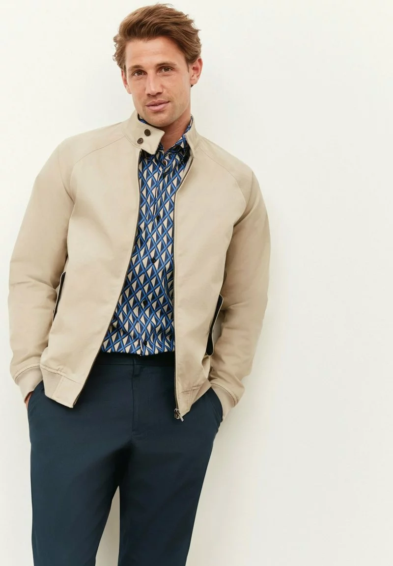Next Herren NOVA FIDES HARRINGTON - Leichte Jacke - Stone 1 Next Herren NOVA FIDES HARRINGTON - Leichte Jacke - Stone