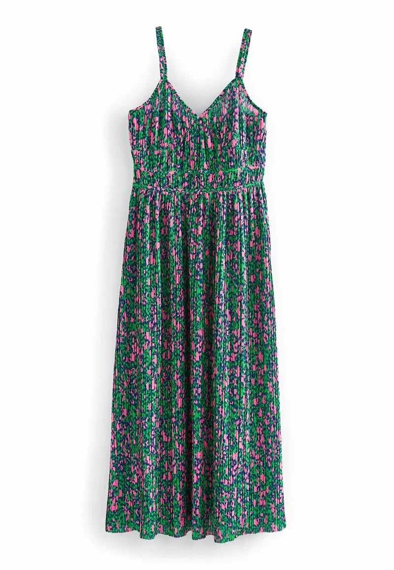 Next Damen SLEEVELESS PLEATED MIDI - Freizeitkleid - Green 4 Next Damen SLEEVELESS PLEATED MIDI - Freizeitkleid - Green – Bild 4