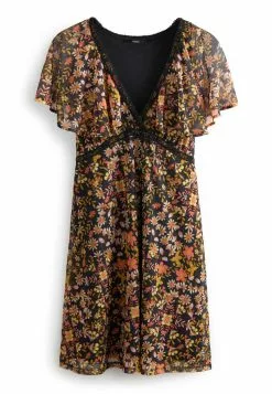 Next Damen FLUTTER - Jerseykleid - Black Floral -Next Großes Kaufhaus 9bc1c9a2a9404cd9831eee059aa56902