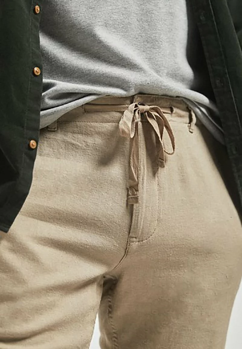 Next Herren Stoffhose - Mottled Beige 3 Next Herren Stoffhose - Mottled Beige – Bild 3