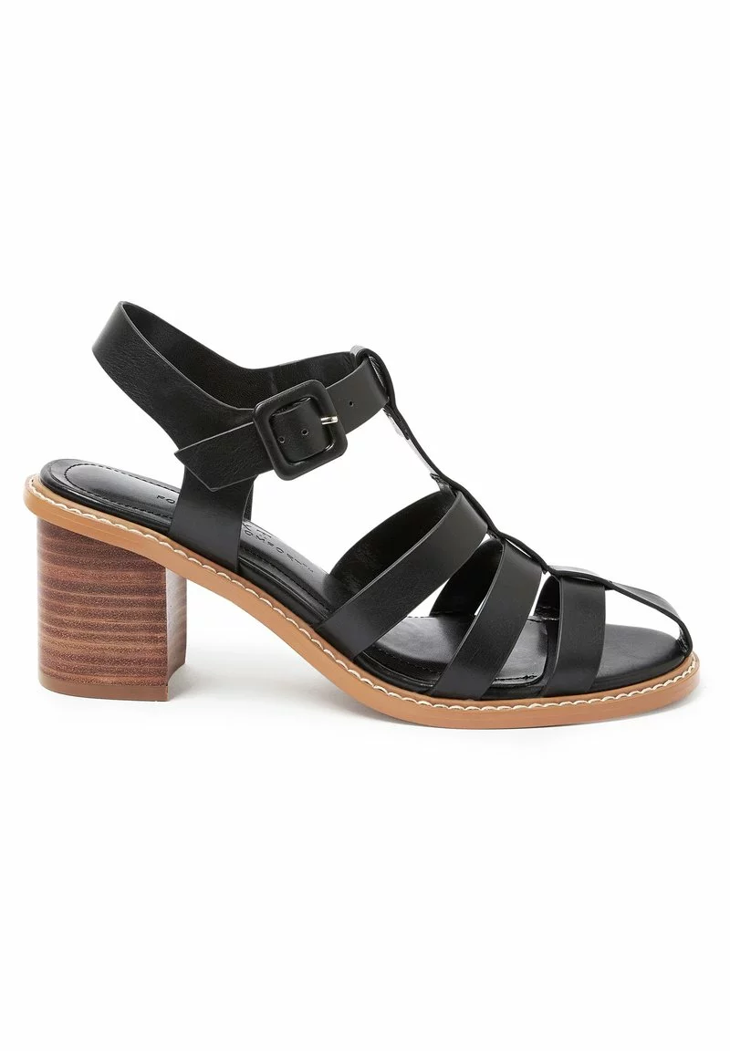 Next Damen FOREVER COMFORT STITCH DETAIL - Riemensandalette - Black 1 Next Damen FOREVER COMFORT STITCH DETAIL - Riemensandalette - Black