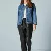 Next Damen OVERSIZED - Jeansjacke - Mid Blue