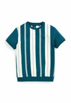 Next Kinder VERTICAL STRIPE - T-Shirt Print - Teal